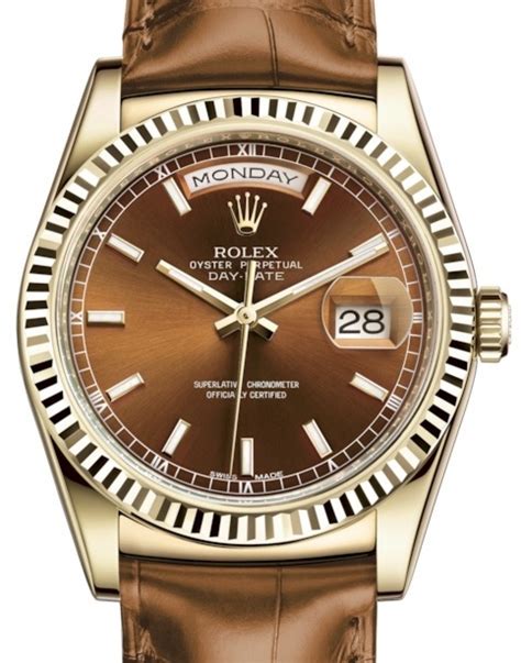 rolex day-date 36 leather strap|rolex day date 36 vintage.